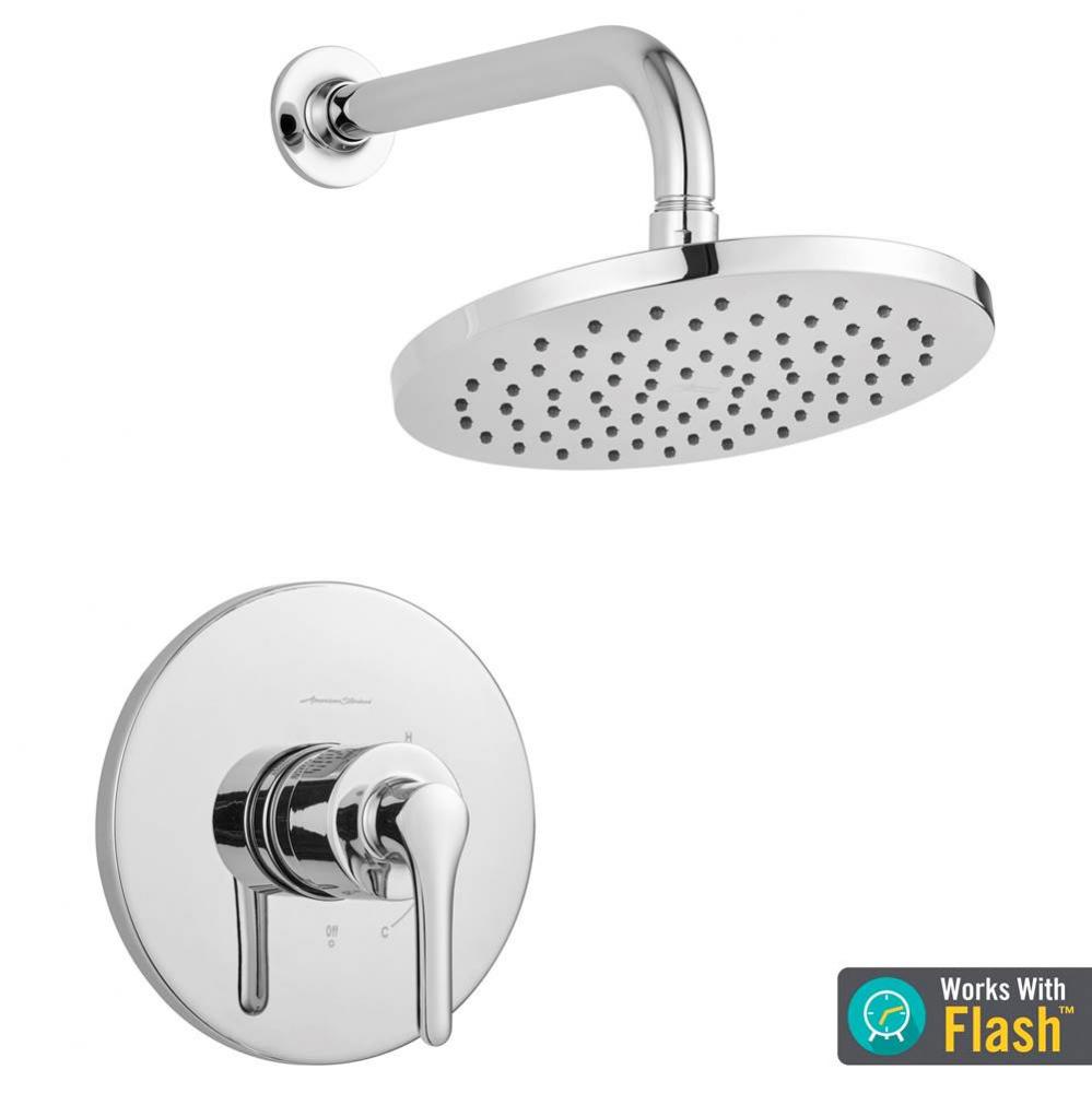 Studio&#xae; S 1.8 gpm/6.8 L/min  Shower Trim Kit With Rain Showerhead, Double Ceramic Pressure Ba