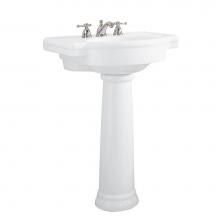American Standard 0282400.020 - Retrospect® 4-Inch Centerset Pedestal Sink Top and Leg Combination