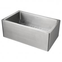 American Standard 1180SB3020SS.075 - Avery® 30 x 20-Inch Stainless Steel Undermount or Flush Mount Single Bowl Apron Front Kitchen