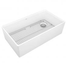American Standard 1180SB3620.291 - Avery® 36 x 20-Inch Fine Fireclay Undermount or Flush Mount Single Bowl Apron Front Kitchen S