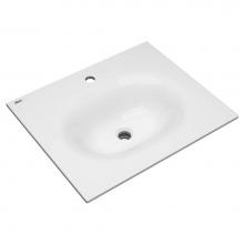 American Standard 1297001.020 - Studio® S 24-Inch Vitreous China Vanity Sink Top Center Hole Only