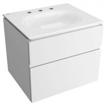 American Standard 1297008.020 - Studio® S 24-Inch Vitreous China Vanity Sink Top 8-Inch Centers
