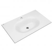 American Standard 1298001.020 - Studio® S 33-Inch Vitreous China Vanity Sink Top Center Hole Only