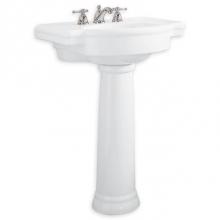 American Standard 0282800.020 - Retrospect® 8-Inch Widespread Pedestal Sink Top and Leg Combination