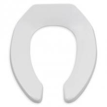 American Standard 5901100.020 - Commercial Heavy Duty Open Front Elongated Toilet Seat