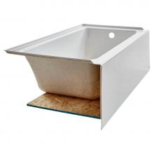 American Standard 2973202.020 - Studio® 60 x 30-Inch Integral Apron Bathtub With Left-Hand Outlet