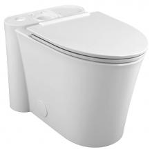 American Standard 3712A100.020 - Studio S Concealed Trapway Chair Height Elongated Toilet Bowl with Seat