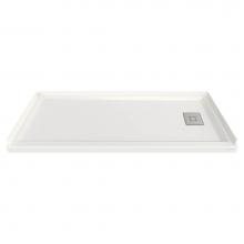 American Standard A8001L-RHO.020 - Studio® 60 x 30-Inch Single Threshold Shower Base With Right-Hand Outlet