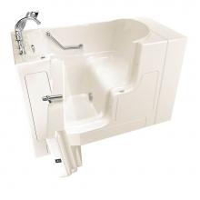 American Standard 3052OD.709.SLL-PC - Gelcoat Value Series 30 x 52 -Inch Walk-in Tub With Soaker System - Left-Hand Drain With Faucet