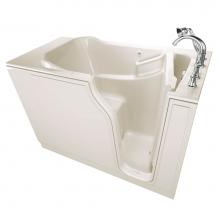 American Standard 3052.509.ARL - Gelcoat Value Series 30 x 52 -Inch Walk-in Tub With Air Spa System - Right-Hand Drain With Faucet