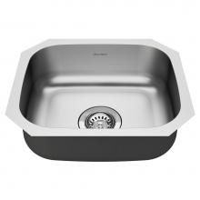 American Standard 18SB6181600S.075 - Portsmouth® 18 x 16-Inch Stainless Steel Undermount Single Bowl ADA Kitchen Sink