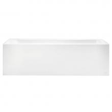 American Standard 2573102.011 - Studio® 60 x 30-Inch Integral Apron Bathtub Above Floor Rough with Right-Hand Outlet