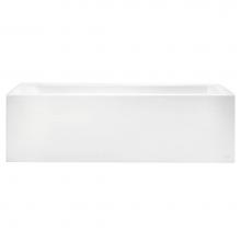 American Standard 2573102.011 - Studio® 60 x 30-Inch Integral Apron Bathtub Above Floor Rough with Right-Hand Outlet