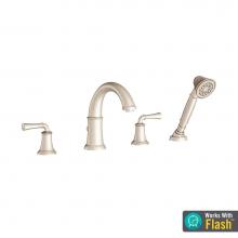 American Standard T420901.295 - Portsmouth Bathtub Faucet with Personal Shower for Flash Rough-in Valve with Lever Handles