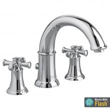 American Standard T420920.002 - Portsmouth Bathtub Faucet for Flash Rough-in Valve with Cross Handles