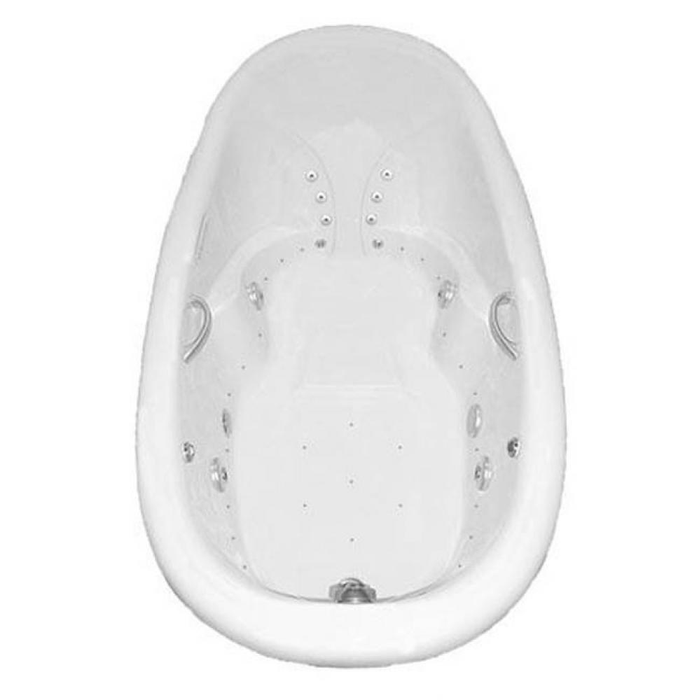 Avalon Swirl-way Combination Whirlpool &amp; Air Massage Bath