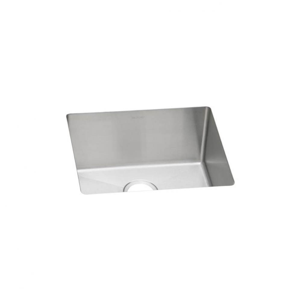 16 Gauge Stainless Steel 21.5&apos;&apos; x 18.5&apos;&apos; x 10&apos;&apos; Single Bowl Undermou