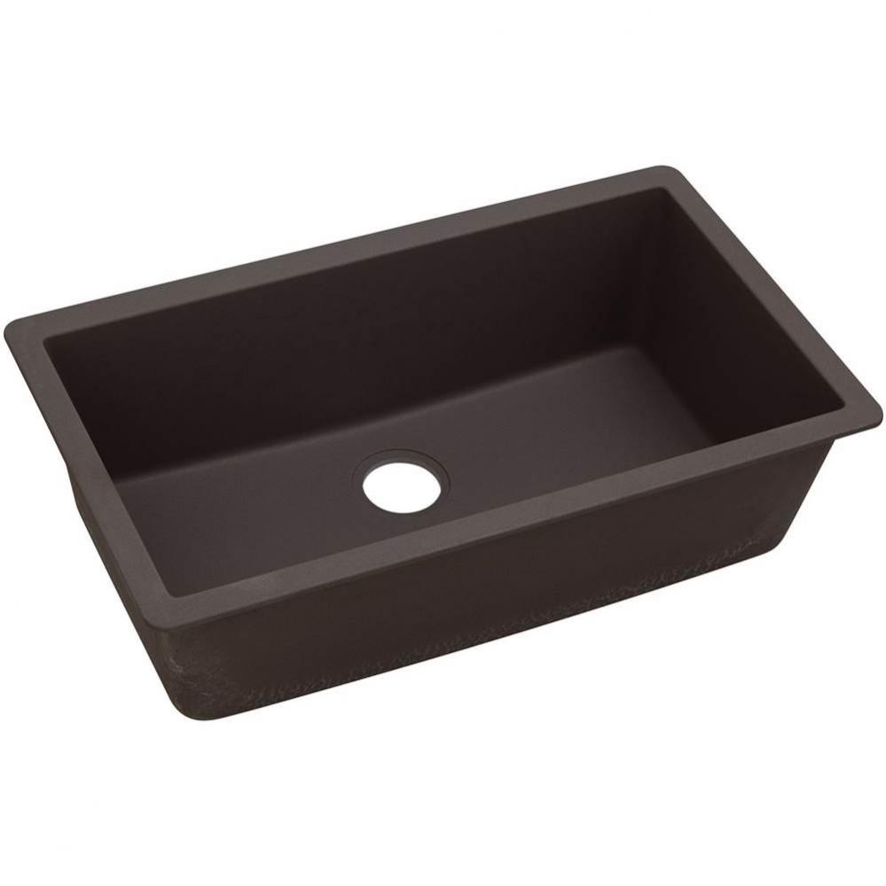 Quartz Luxe&#xae; 33&apos;&apos; x 18-7/16&apos;&apos; x 9-7/16&apos;&apos; Single Bowl Undermount