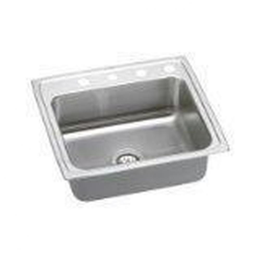18 Gauge Stainless Steel 25&apos;&apos; x 22&apos;&apos; x 8.125&apos;&apos; Single Bowl Drop-in K