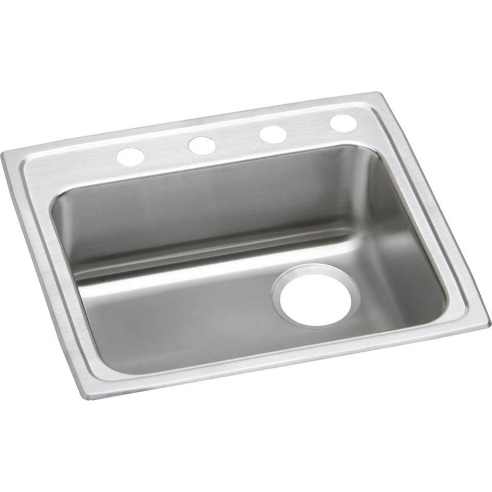 18 Gauge Stainless Steel 25&apos;&apos; x 21.25&apos;&apos; x 5.5&apos;&apos; Single Bowl Drop-in