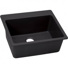 Elkay ELX2522CA0 - Quartz Luxe 25'' x 22'' x 9-1/2'' Single Bowl Drop-in Sink Caviar