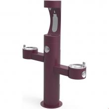 Elkay LK4430BF1UFRKPUR - Outdoor ezH2O Upper Bottle Filling Station Tri-Level Pedestal, Non-Filtered Non-Refrigerated FR Pu