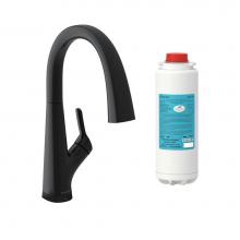 Elkay LKAV7051FMB - Single Lever, 2in1 Kitchen Filtration Faucet, Matte Black