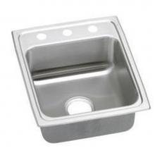 Elkay LR1720X - 18 Gauge Stainless Steel 17'' x 20'' x 7.625'' Single Bowl Drop-in K