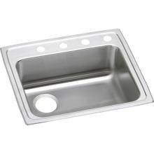 Elkay LRAD221955L3 - 18 Gauge Stainless Steel 22'' x 19.5'' x 5.5'' Single Bowl Drop-in K