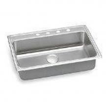 Elkay LRAD312255X - 18 Gauge Stainless Steel 31'' x 22'' x 5.5'' Single Bowl Drop-in Kit