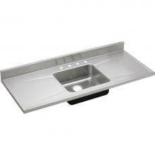 Elkay S6019X - 18 Gauge Stainless Steel 60'' x 25'' x 7.5'' Single Bowl Custom Sink
