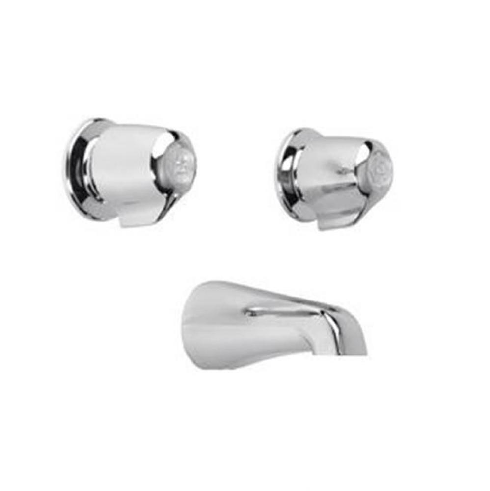 Gerber Classics 2H Tub Fitting w/ Tub Spout 8&apos;&apos; Centers Chrome