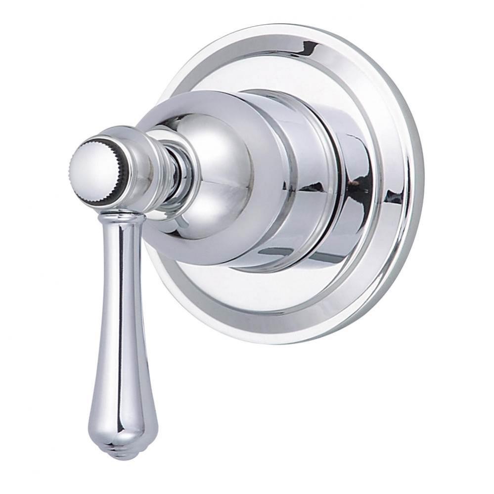 Opulence 1H Trim Kit for Volume Control &amp; Diverter Valves Chrome