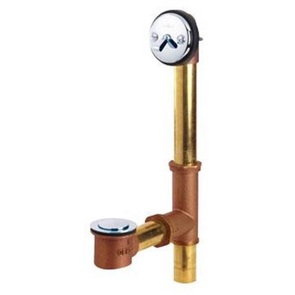 Gerber Classics Pop-up Fit-all Drain for Standard Tub with Chrome