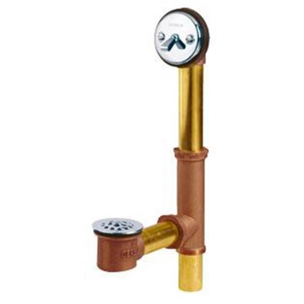 Gerber Classics Trip Lever Fit-all Drain for Standard Tub Chrome
