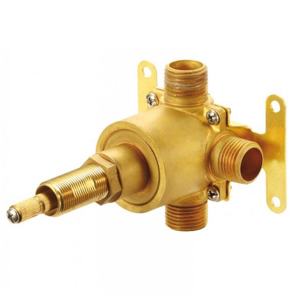 1H 3-Port/2-Outlet Diverter Valve 1/2&apos;&apos; IPS/Copper Sweat Ports 3 Position Valve (Pause-A