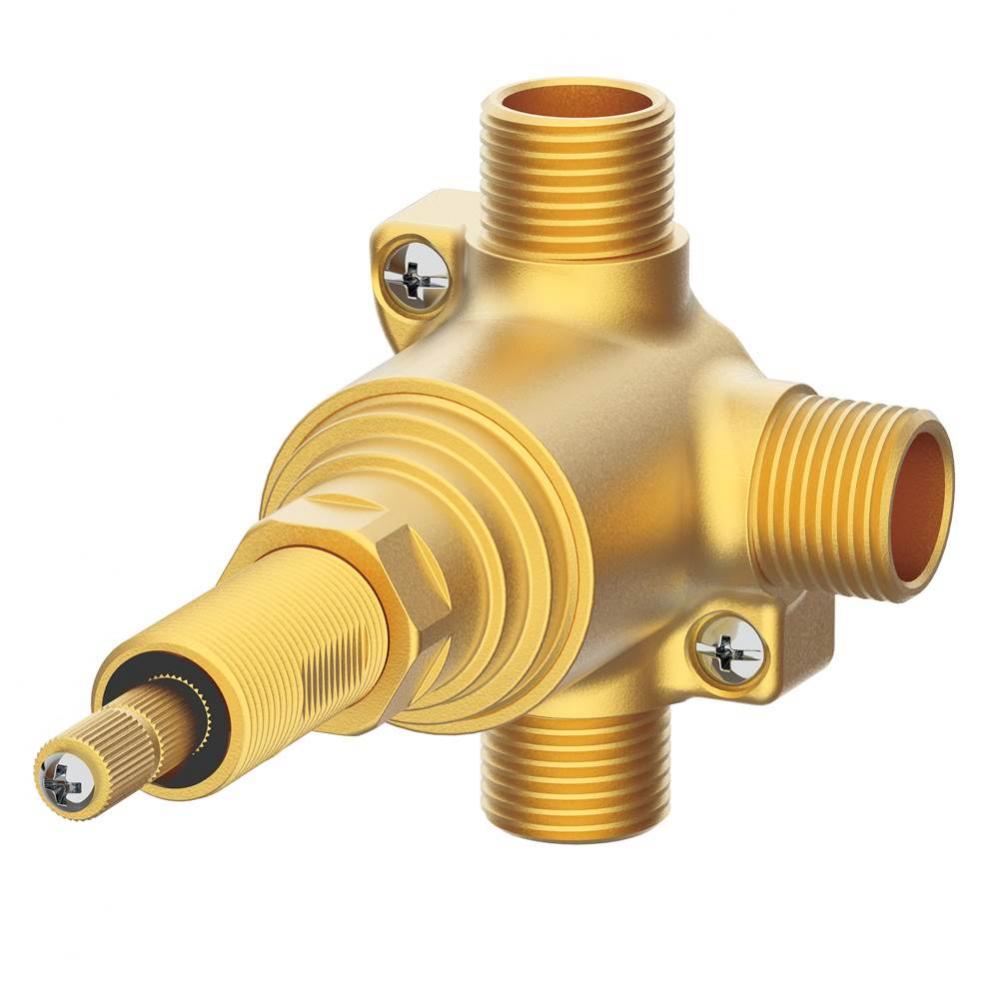 Single Handle 1/2&apos;&apos; 3-Port/2-Outlet Diverter Valve 3 Position Valve (Pause/Individual)