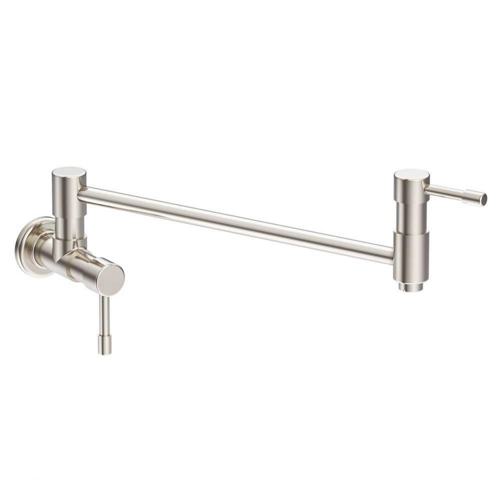 Melrose Wall Mount Pot Filler 2.2gpm Stainless Steel