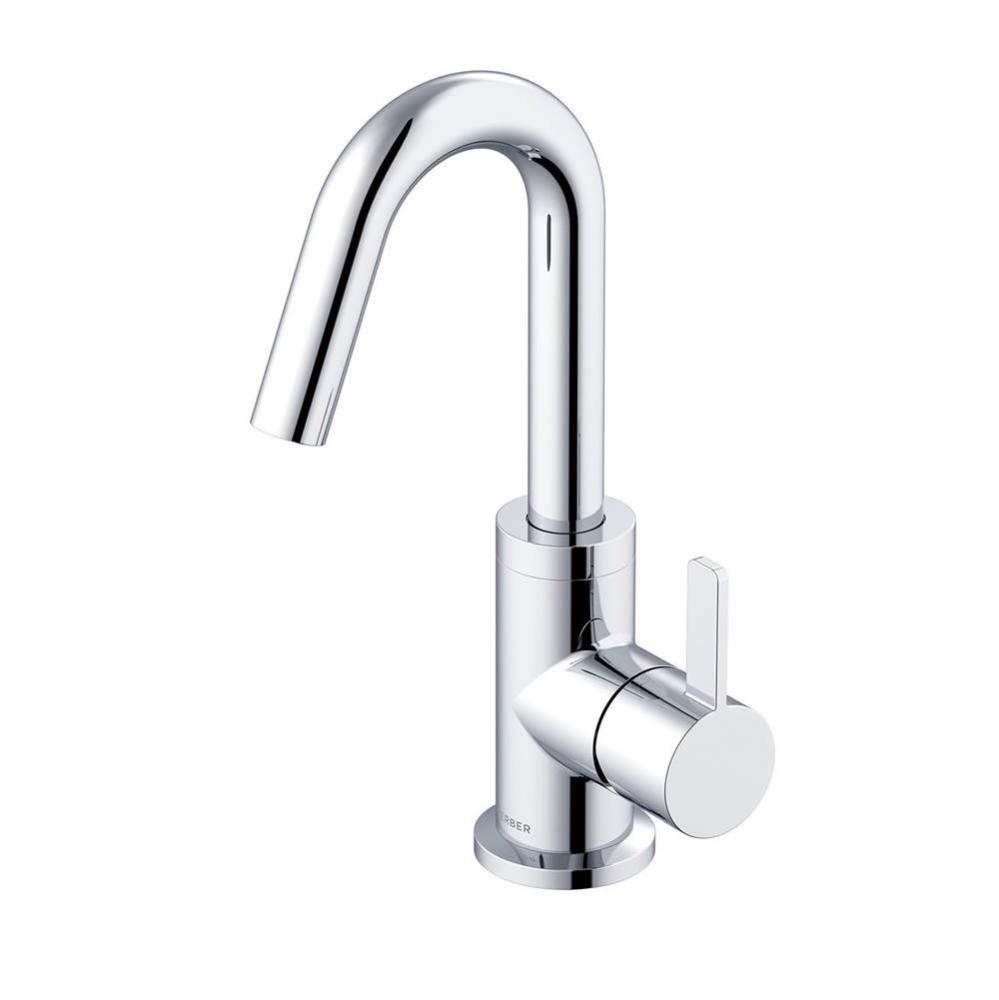 Amalfi 1H Lavatory Faucet Single Hole Mount w/ 50/50 Touch Down Drain &amp; Optional Deck Plate In