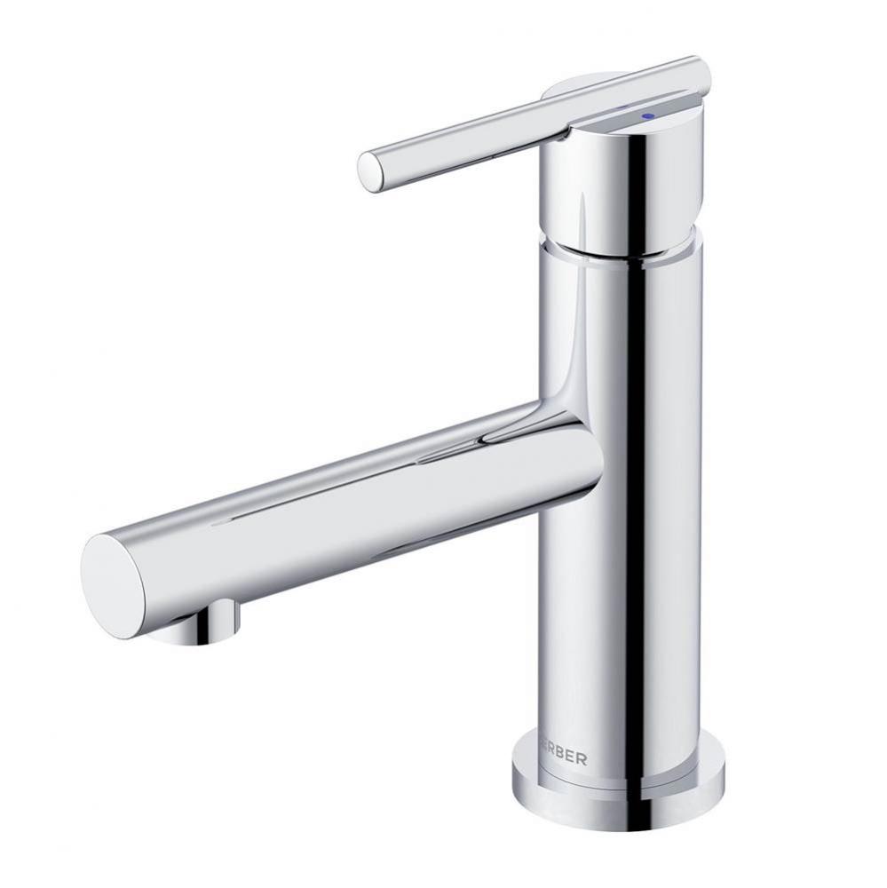 Parma Trim Line 1H Lavatory Faucet Single Hole Mount w/ Metal Touch Down Drain &amp; Optional Deck