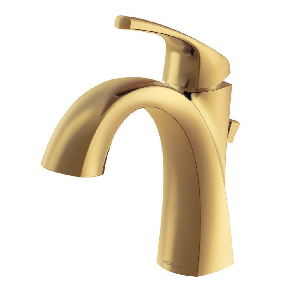 Vaughn 1H Lavatory Faucet Single Hole Mount w/ Metal Pop-Up Drain 1.2gpm Brushed Bronze