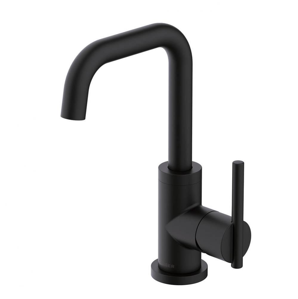 Parma 1H Lavatory Faucet w/ Metal Touch Down Drain 1.2gpm Satin Black