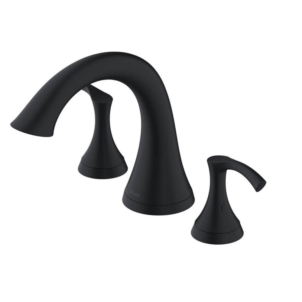 Antioch 2H Roman Tub Trim Kit w/out Spray Satin Black