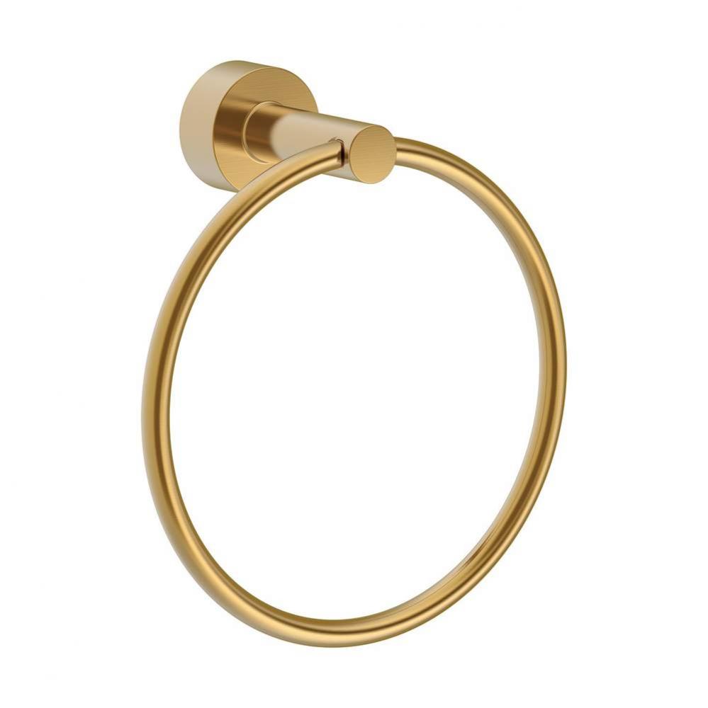 Parma Towel Ring Round Brushed Bronze