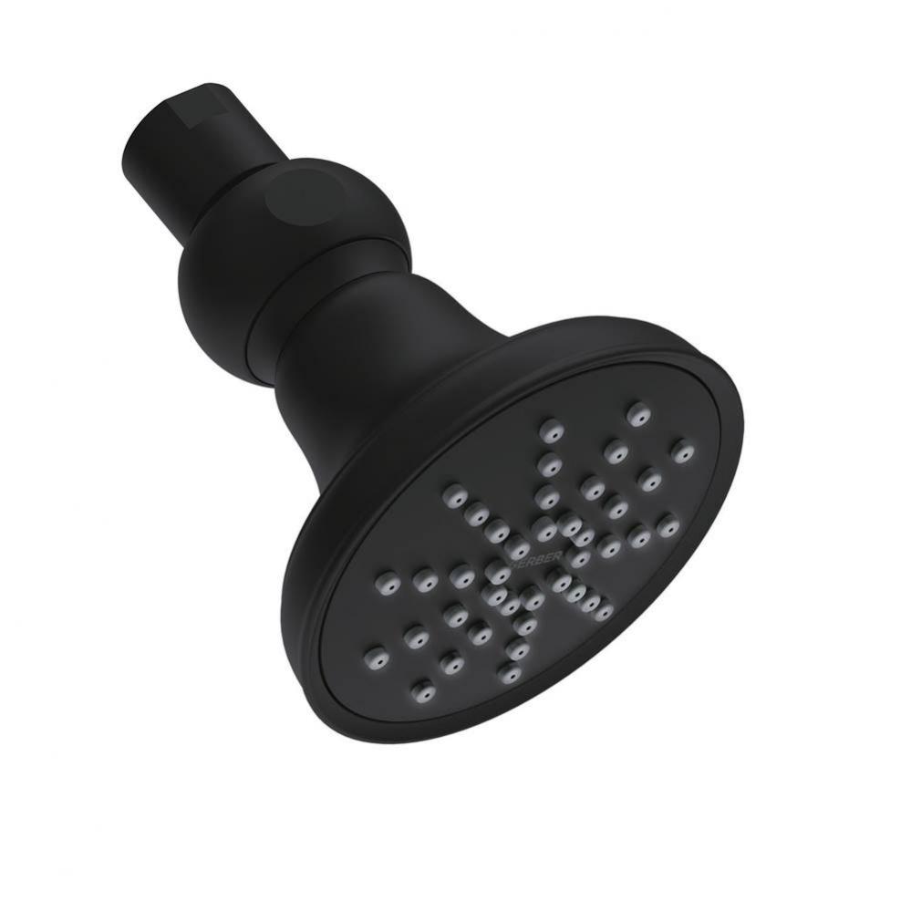 Mono Round 3 1/2&apos;&apos; 1 Function Showerhead 2.0 gpm Satin Black
