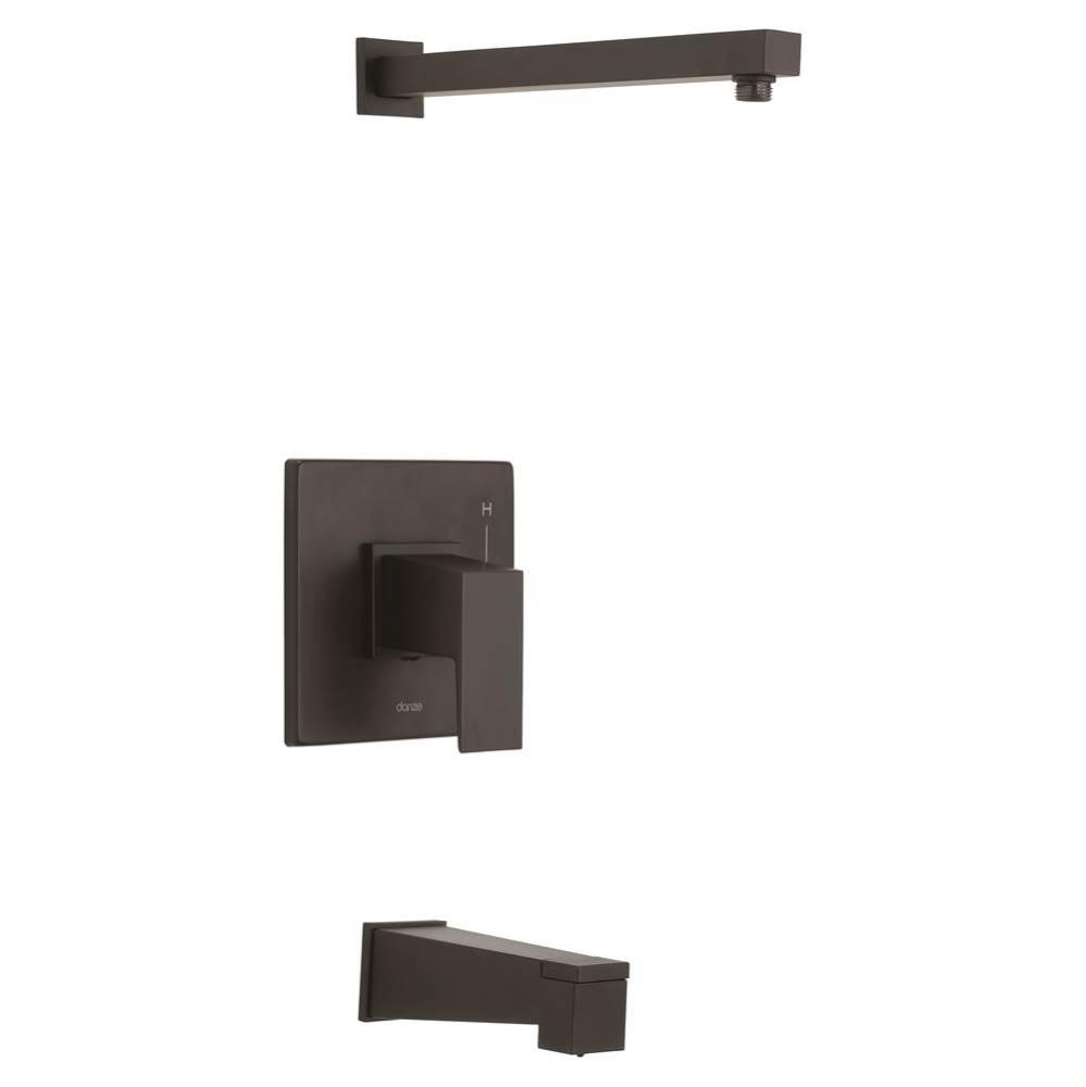 Mid-Town 1H Tub And Shower Trim Kit And Treysta Cartridge W/ Diverter On Spout Less Showerhead Sat