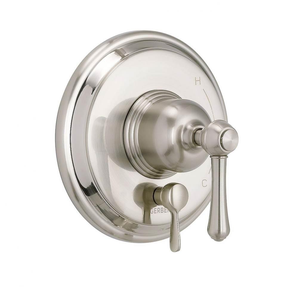Opulence 1H Pressure Balance Trim Kit &amp; Treysta Cartridge for Valve Only w/ Diverter on Valve