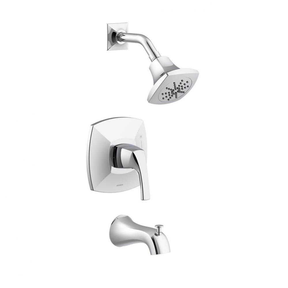 Vaughn 1H Tub &amp; Shower Trim Kit &amp; Treysta Cartridge 1.75gpm Chrome