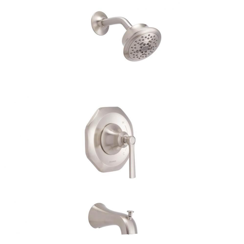 Draper 1H Tub &amp; Shower Trim Kit &amp; Treysta Cartridge 2.0gpm Brushed Nickel