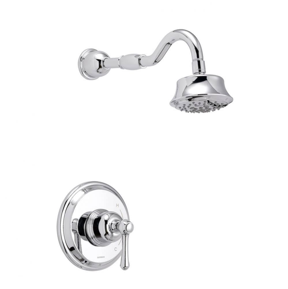 Opulence 1H Shower Only Trim Kit &amp; Treysta Cartridge w/ 5 Function Showerhead 1.75gpm Chrome